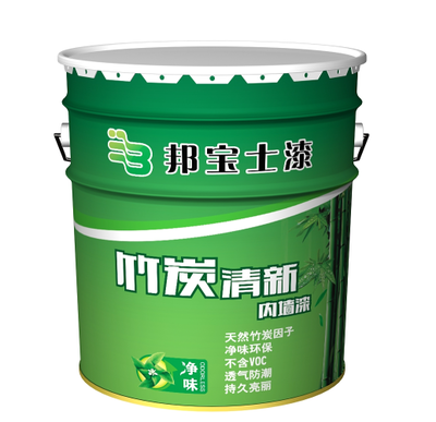 邦宝士竹炭清新内墙漆 净味环保，刷新健康家居新体验